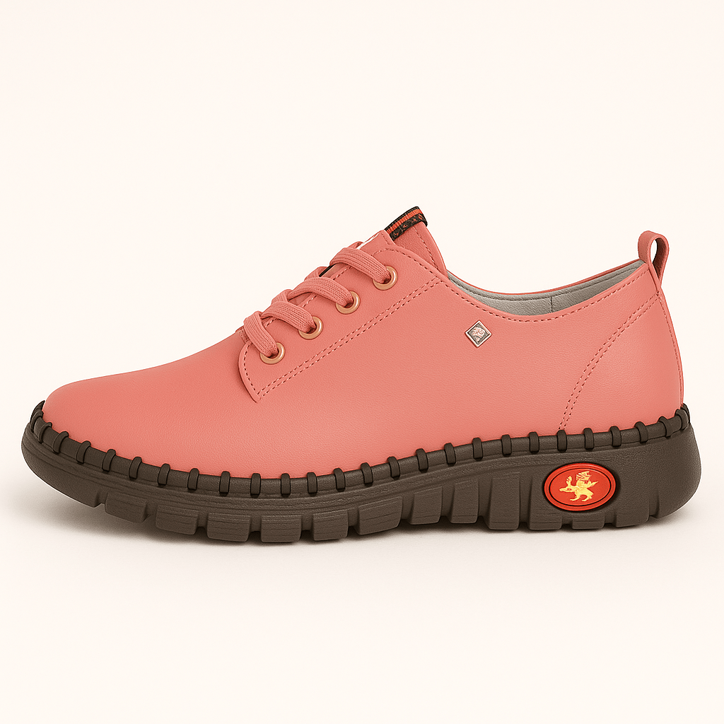 Bequeme, rutschfeste Lederschuhe für Damen – ideal für Alltag - Reminora