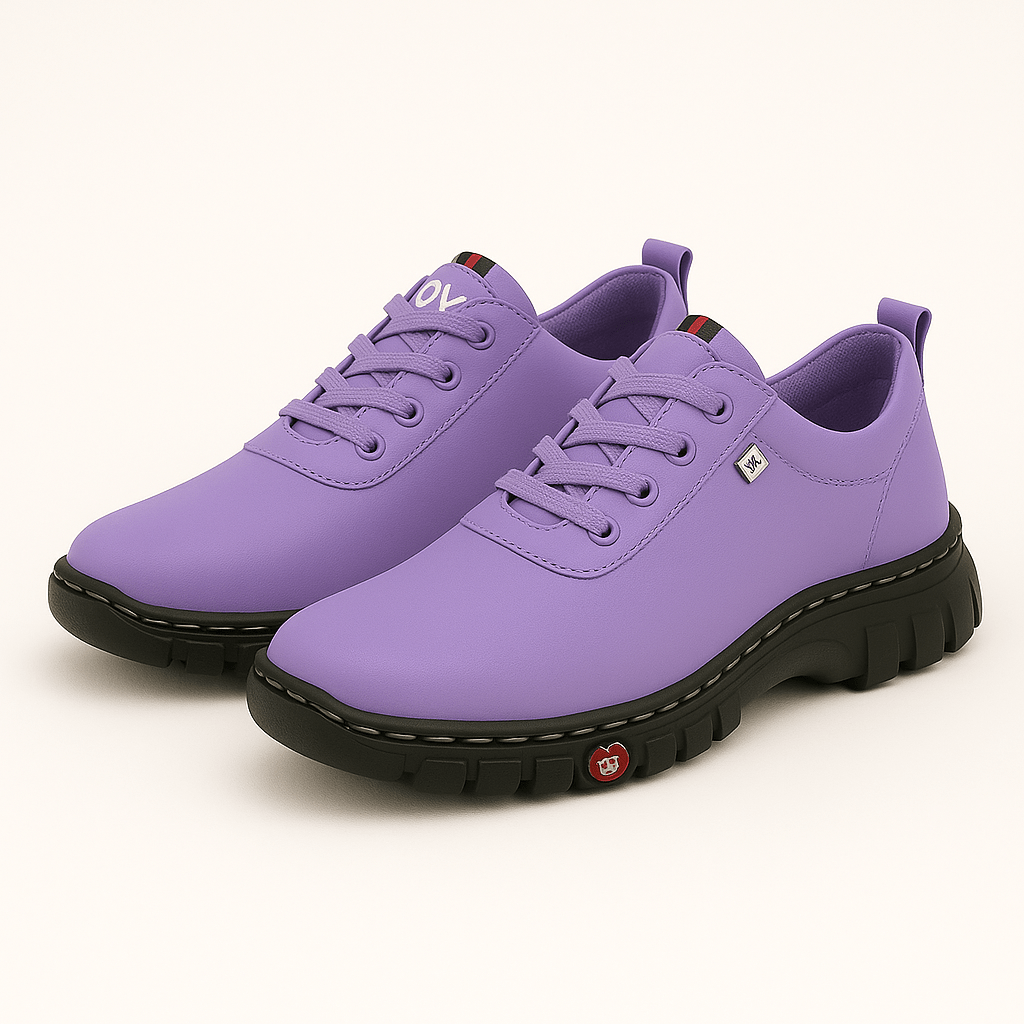 Bequeme, rutschfeste Lederschuhe für Damen – ideal für Alltag - Reminora