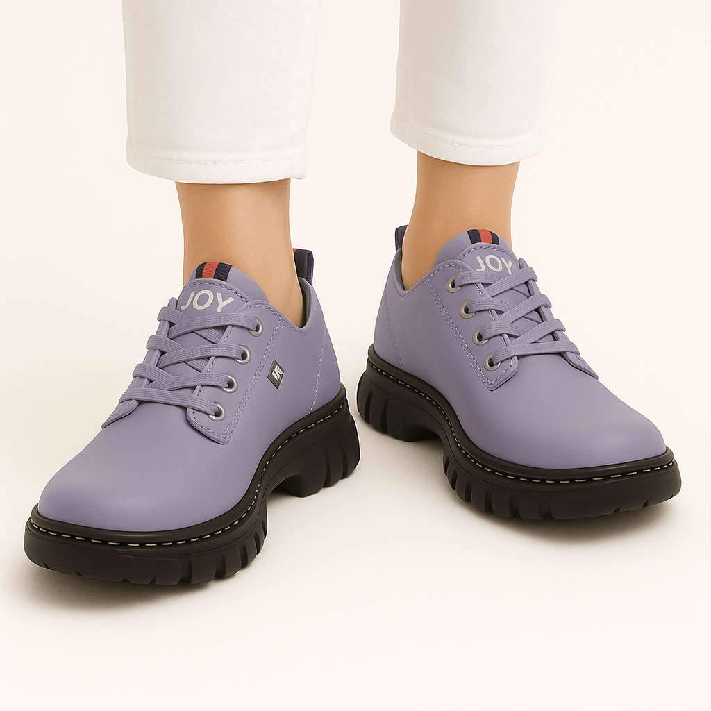 Bequeme, rutschfeste Lederschuhe für Damen – ideal für Alltag - Reminora